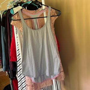 Grey Striped Lululemon Tank